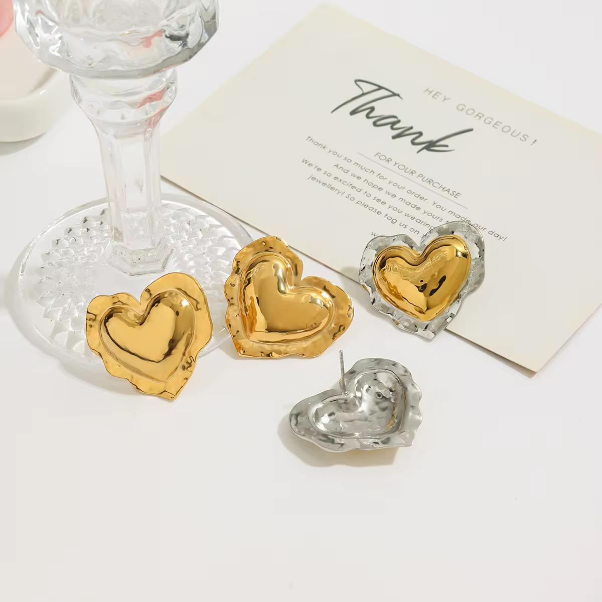Bold Heart Earrings