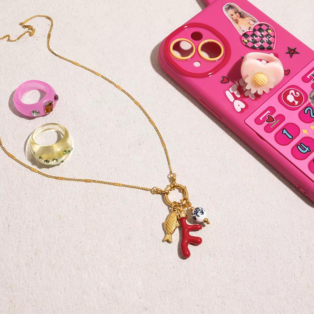 Sleek Charm Necklace