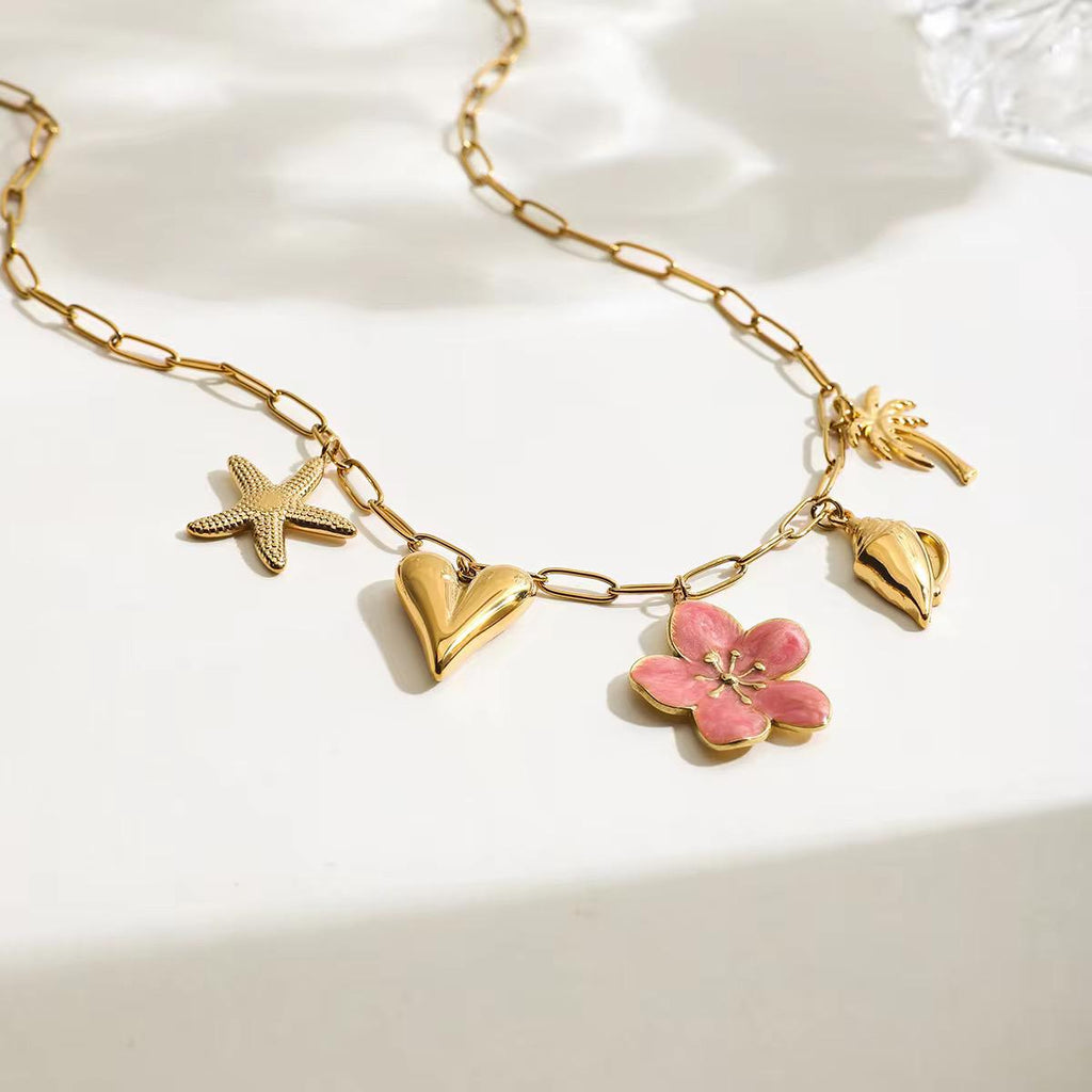 Hibiscus Necklace