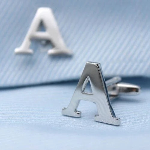Single Initial cufflink