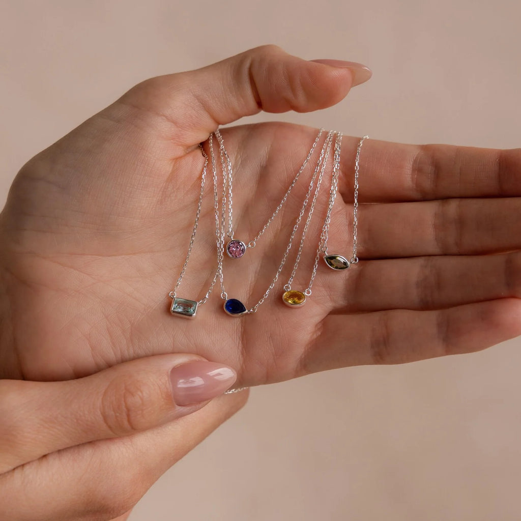 Custom Birthstone Necklace