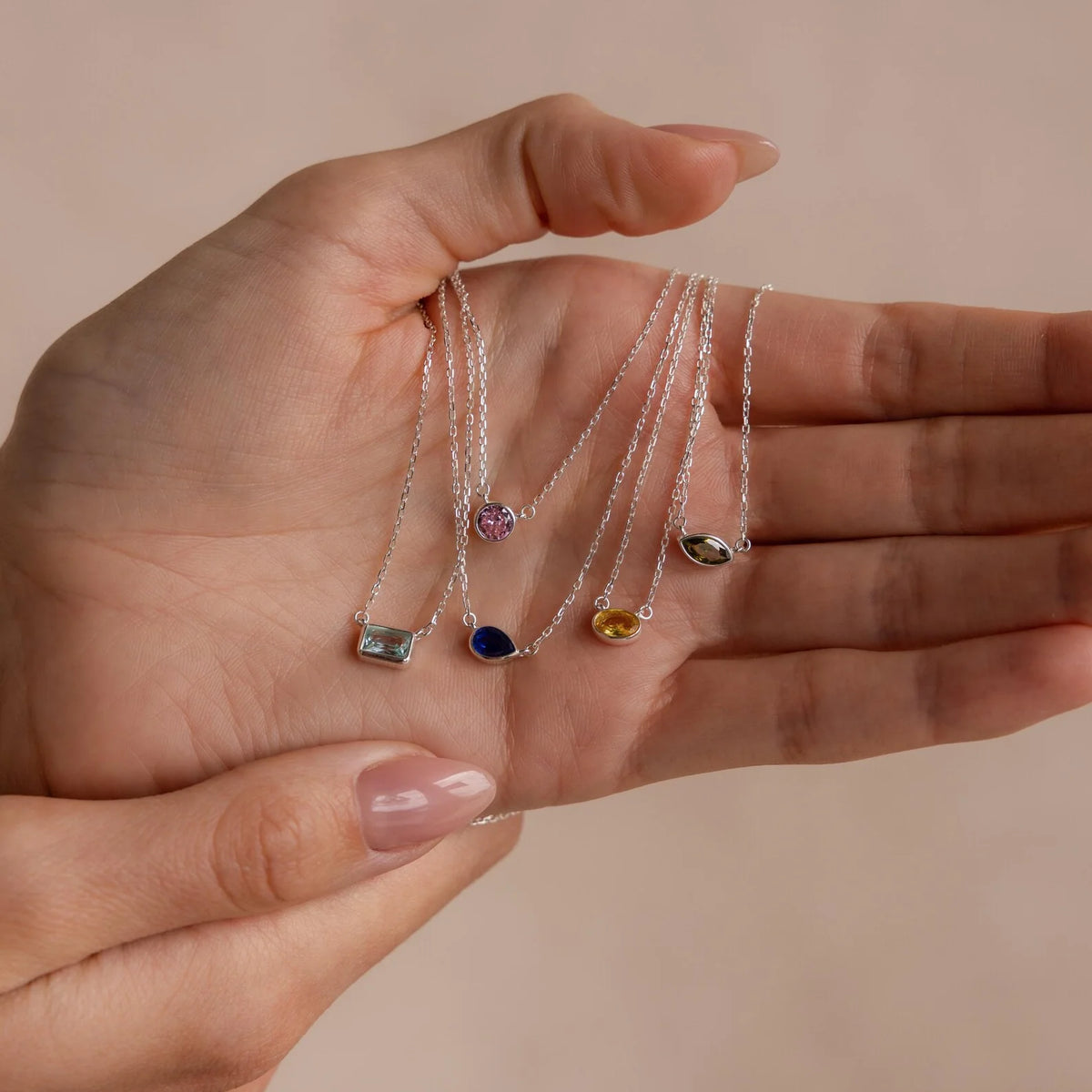 Custom Birthstone Necklace