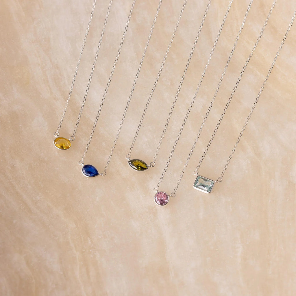 Custom Birthstone Necklace