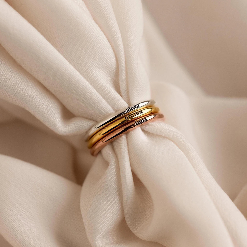 Tiny Name Ring