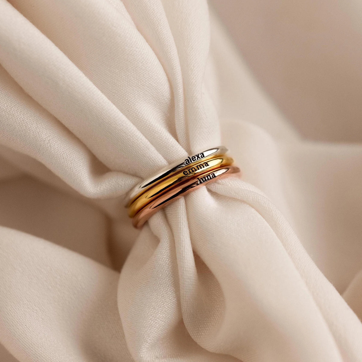 Tiny Name Ring
