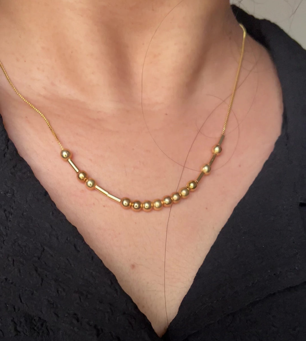 Morse code Necklace
