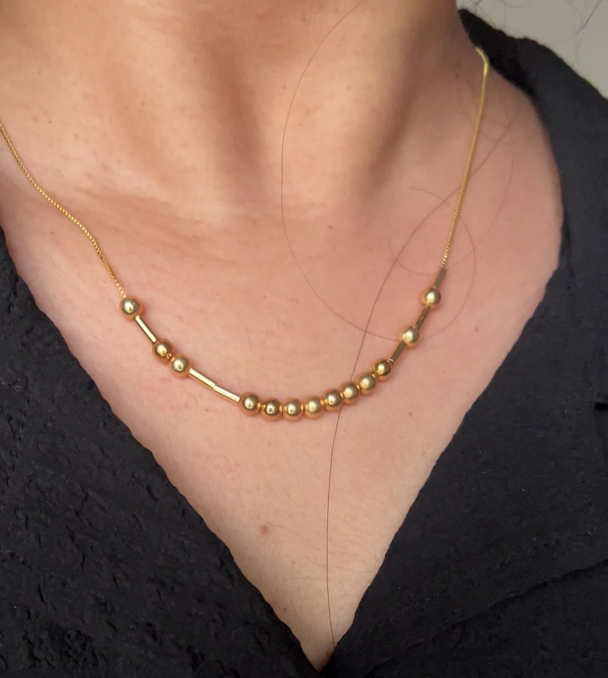 Morse code Necklace