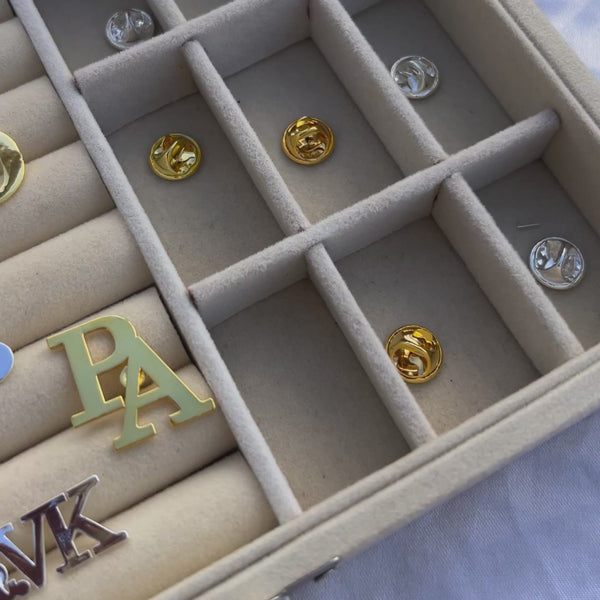 Letter Brooch